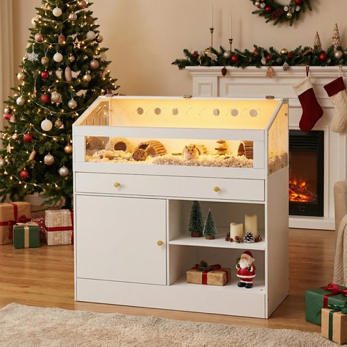 Led hamster cage - hamster,