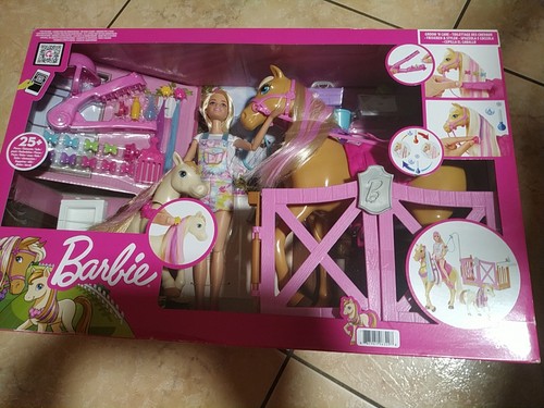 Toilettage des chevaux barbie - toilettage,