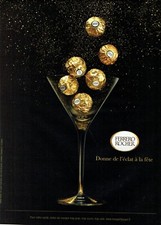 Publicité Advertising 520  2011  bouchées chocolat Ferrero Rocher