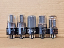 5x TUBE RCA KEN RAD SYLVANIA