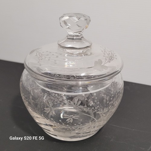 Boite pot couvert - , cristal