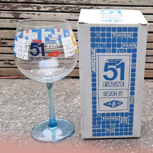 Verre pastis pied piscine - 51,