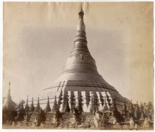 Photo Philip Adolphe Klier Albuminé Original Birmanie Burma Vers 1890