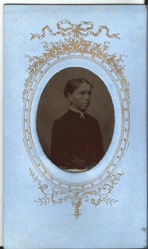 Cdv photo ferrotype portrait - cdv,