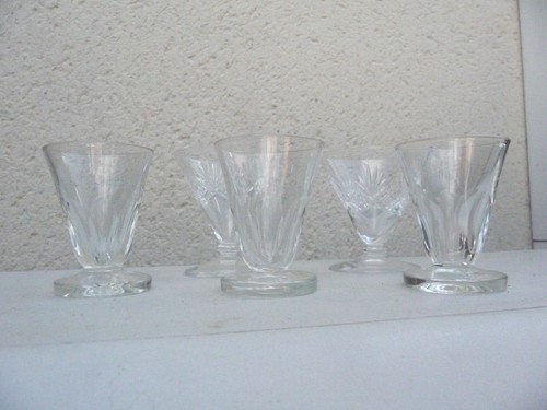 Petits verres liqueur - verres,