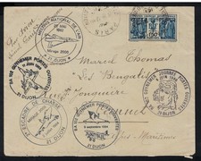 ✈ BA102 DIJON MIRAGE 2000 cachets 1980–84 sur enveloppe Paris 1931 – 31/8/31