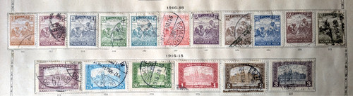 Timbres hongrie série - timbres,
