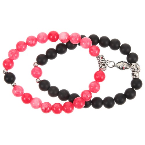 Gourmette couple bracelet - gourmette,