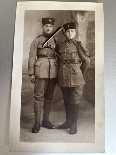 France photo zouaves 1920 - cp,