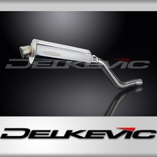 Kawasaki KLR600 KL600 1985-1994 Echappement KIT-Silencieux 350mm Ovale Inox