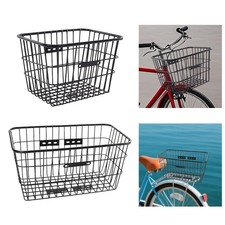 Panier avant et arrière de vélo sans couvercle pour accessoires de VTT