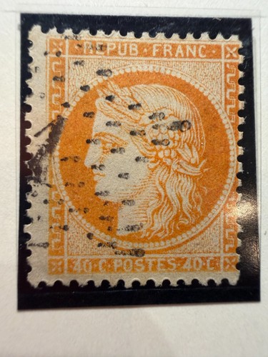 Timbre 40 c orange - c,
