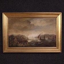 Tableau flamand peinture à