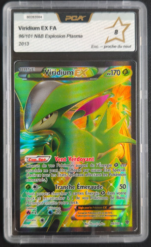 Carte pokémon viridium - carte, ex