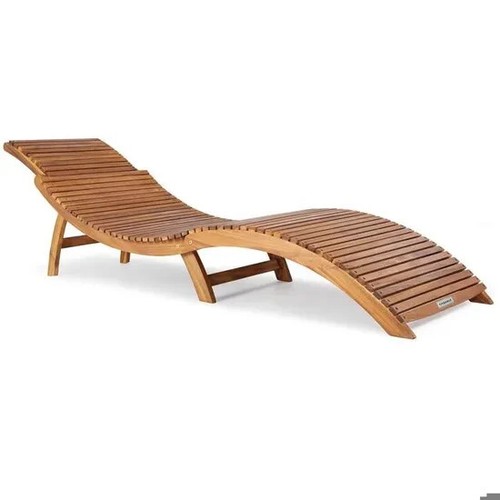 Chaise longue bois acacia - chaise,