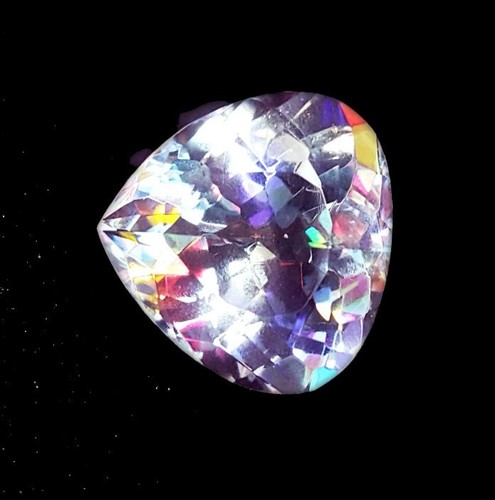 Quartz mystic taillé poire - taillé,