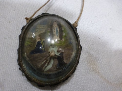 Très ancien reliquaire vierge - ancien,