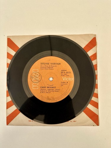 Sylvie vartan caro mozart 45t - sylvie,