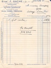 1932 FOURNITURES GENERALES EN GROS POUR CYCLES ET MOTOCYCLETTES ELKA CAMEL F