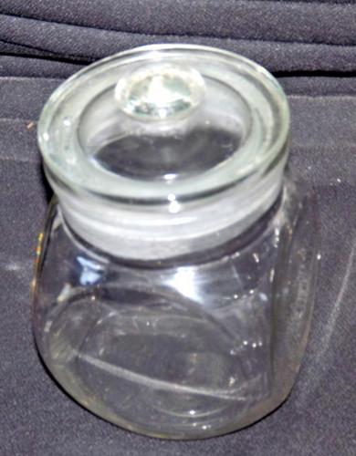 Ancien pot bonbon sisa en - a,