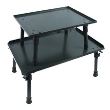Table de bivouac de pêche à la carpe verte avec pieds pliants pieds antidérap