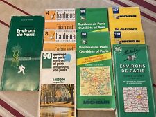 cartes IGN Michelin guide vert Plan net Environs de Paris banlieue île de France