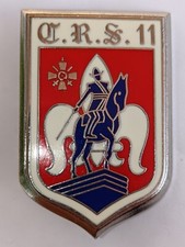 Insigne   De La CRS 11 fabricant Delsart