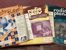 3 revues RADIO PLANS au service de l'amateur et télévision ,Années 1950.