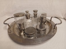 Lot d objets cristal et metal