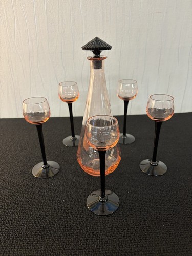 Ensemble liqueur art déco - , en