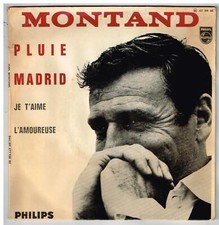 Yves MONTAND   Pluie     7"  45 tours EP 
