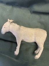 ANCIEN SANTON DE CRECHE DEVINEAU ANE FLOQUÉ HAUTEUR 8 Cm (3)