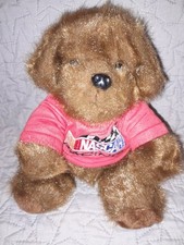 Nascar Brown Teddy Bear 9" In
