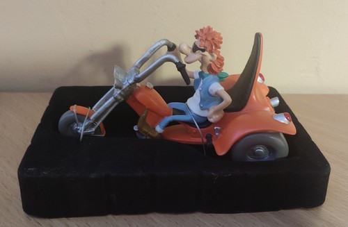 Figurine moto résine joe - figurine,