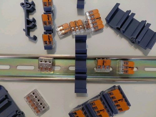 Support wago pour rail - support,