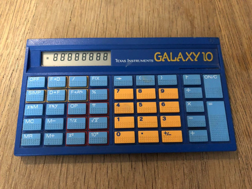 Texas instruments galaxy - instruments, 10