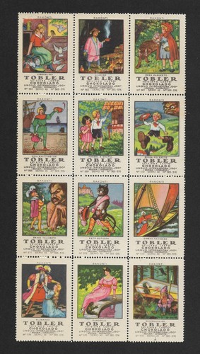 Poster stamps swiss - poster, tobler