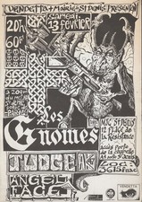 LES GNOMES - JUDGE AK47 - ANGEL FACE - French Original Flyer Handbill 90s