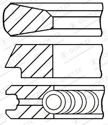 Jeu segments piston - jeu, de