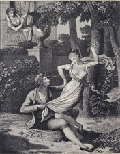 Gravure CURIOSA, 1913 : LA