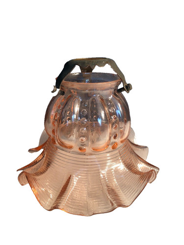 Ancienne tulipe verre - tulipe,