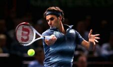 Polo Nike type Federer Bâle Bercy Masters 2013 S