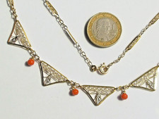 BEAU COLLIER DRAPERIE ANCIEN