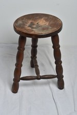 Ancien tabouret Tripode  Brutaliste- France/ Espagne Années 50/60