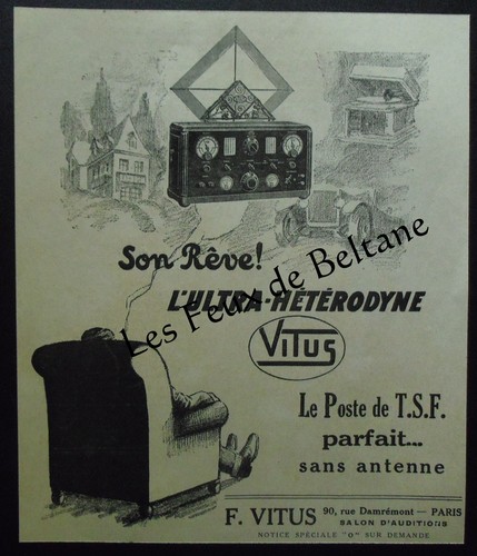 Publicité ultra heterodyne - publicité,