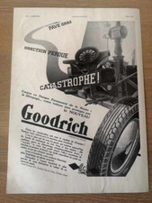 Publicité de 1932 Pneus