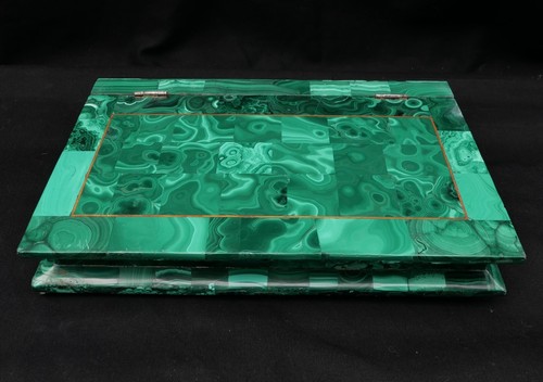 Boîte bijoux malachite - boîte,