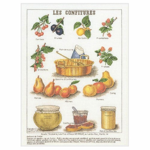 Kit point croix confitures - ,