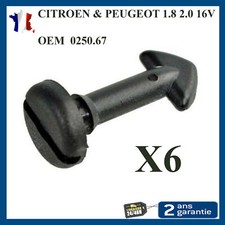 6 Vis Fixation Cache Moteur prévu pour C4 C5 XSARA 206 306 307 607 1.8 2.0 16V