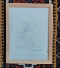 Dessin original  au crayon de Pierre CORNU ( 1895- 1996) -v549bis-